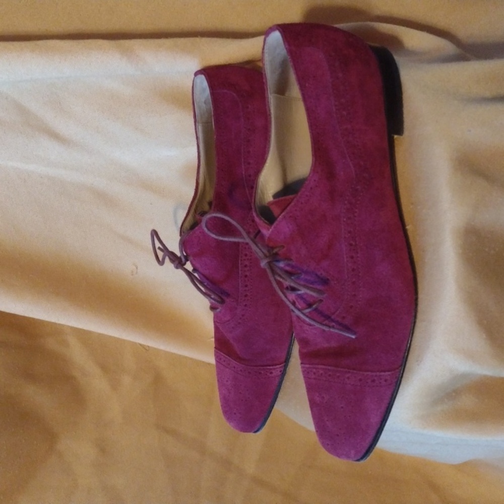 Manolo Blahnik Flat Brogues 38 Host Pick! - Picture 3 of 11